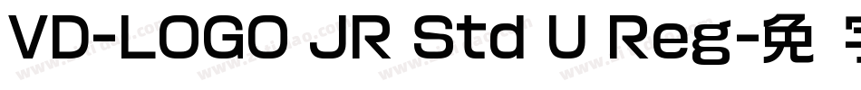VD-LOGO JR Std U Reg字体转换